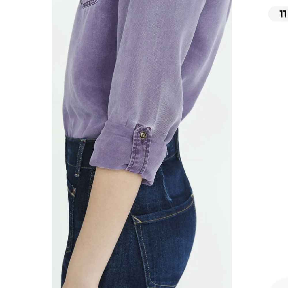 Express Lyocell Button Down - Picture 2 of 8